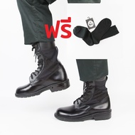 COBRA รองเท้ารด.ทหาร รด.ใส่ได้ รองเท้าจังเกิ้ล(006-K) รองเท้าคอมแบท(006-J) [แถบถุงเท้า1คู่]