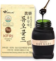 GINLAK 진락 Premium Red Fermented Ginseng Extract Korean Red Ginseng 농축액 1.76OZ (50g) 12 mg Ginsenosid