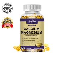 Magnesium Glycinate 1000mg+D3 B6 Zinc | Supports Muscles,Sleep&Heart,High Absorption 120 capsules  c