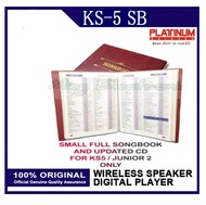 PLATINUM UPDATED SONGBOOK FOR JUNIOR LITE KS-5 ,JUNIOR 2 KS-10 & KBOX 2 KS-40