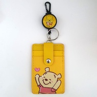 Winnie the Pooh Happy Ezlink Card Holder with Keyring and Retractable Leash