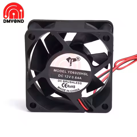 6025 Cooling Fan 12V 60mm 60X60X25mm Brushless Pc Cpu Case Cooling Fan