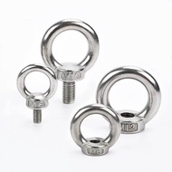 [WDY] M3/m4/m5/m6 304 Stainless Steel Ring Screw Ring with Ring Lifting Ring Screw Nut Bolt Ring Extension Screw