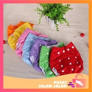 Pjj - P185 Washable & Reusable Baby Button Cloth Diapers (Reusable)