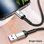 AUOVIEE 5A Fast สายชาร์จพร้อมไฟ LED สำหรับ Micro USB สาย USB C สำหรับ Lightning สายชาร์จโทรศัพท์สำหรับ iPhone 12 Pro 11