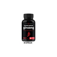 Nutra Champs Korean Red Ginseng Ginseng 1650 mg - 120 Vegetarian Capsules Root Extract Powder Supplement High Concentration Ginsenosides Supports Energy - Boosts Mental Health