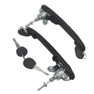 6N0837207C/D 2PCS FRONT LEFT RIGHT DOOR HANDLE WITH 2 SAME KEYS FOR POLO 6N 6N1 6N2 SHARAN SEAT ALHA