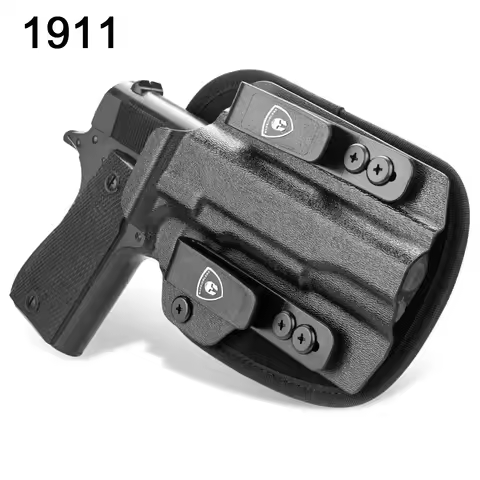 IWB Holster For Colt 1911,Fits 1911 5'' No Rail,Hybrid Kydex&Nylon Gun Holster