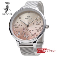 Paris Polo Club นาฬิกาข้อมือผู้หญิง สายสแตนเลส รุ่น 3PP-2203942M