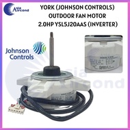 YORK  (JOHNSON CONTROLS) OUTDOOR INVERTER FAN MOTOR 2.0HP【YSL5J20AAS】 (5140681)