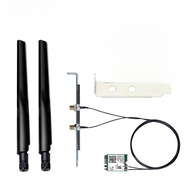 WiFi 6 Dual band 3000Mbps AX200 Card M.2 Desktop Kit 2.4G/5G Bluetooth 5.2 802.11ax AX200NGW Wireles
