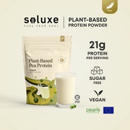 Soluxe Vegan Plant Based Pea Protein Powder Shake (500g)