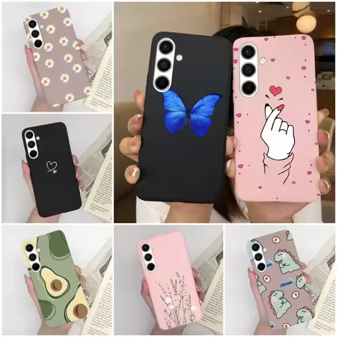 For Samsung A54 5G Case Cute Soft Silicone TPU Back Cover For Samsung GalaxyA54 A 54 Phone Case on S