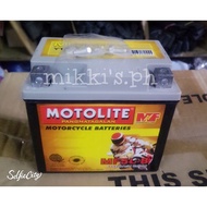 motolite motorcycle  battery maintenance free 12V