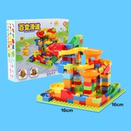 Puzzle toy to assemble marble slide