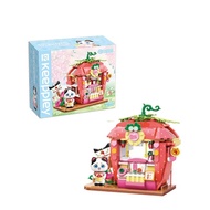 Keeppley (คีปเพลย์) บริคตัวต่อ Tuxedo Cat Strawberry House รหัส QMGK28008