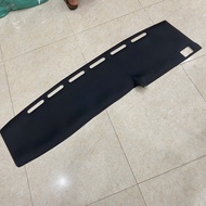 Carbon leather dashboard mats for Kia K165, Kia K300, black, anti-slip sole