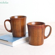 NICKOLAS Tea Cup Jujube Wood Wooden Kitchen Office Breakfast Coffee Teaware Beer Milk Cup