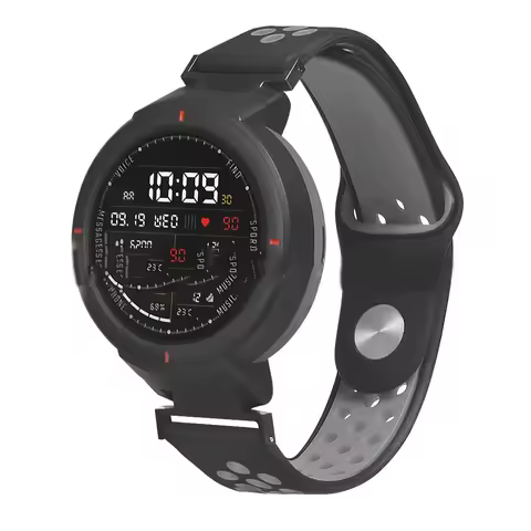 Breathable Silicone Watchband For Huami 3 Amazfit Verge Watch Band Replaceable Belts For AMAZFIT VER