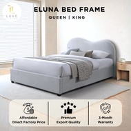 LUXE: Eluna Queen Bed Frame /King Bed Frame | Cloud Bed Frame | Katil Queen/Katil King | Upholstered