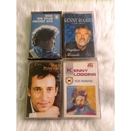 Vintage Cassette Tapes Bob Dylan x Kenny Rogers x David Pomeranz x Kenny Loggins