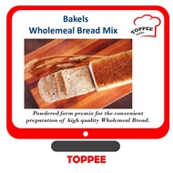 Bakels Wholemeal Bread Mix 500g (Tepung Segera Roti Wholemeal) Healthy Bread Premix