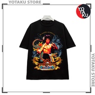 Bruce lee oversize Hipsterdad black t-shirt for men and women - cotton shirt with bruce lee print