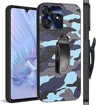 for BLU G64L Phone Case,Belt Clip Holster 3D Camo Design Shockproof TPU for Women,Soft Rubber Silico