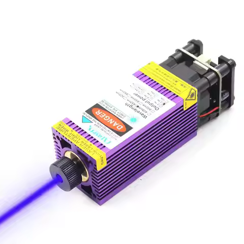 oxlasers NEW 450nm 2500mW Blue Laser Module 3000mW 3.5W Engraving Laser Head 5W Focusable Cutting La