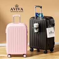 AVIVA Luggage Set 14/20/24/28 ABS+PC Combination Lock Large Capacity with 360 Silent Smooth Swivel