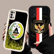 GK-30 Fc Foot Ball Club Indonesia Black and White Silicone Casing for OPPO Realme Reno Find Narzo X3
