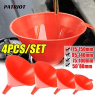 [PATRIO] 4 Sizes Car Plastic Funnels Refueling Gasoline Funnels Tools Oil Filling Equipment Car Moto