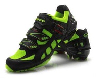 TieBao MTB Cycling Shoes Self-Lock Shoes-Black Green