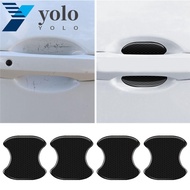 YOLO Car Door Bowl Sticker Car Goods 4Pcs/Set Bowl Handle Protector Protective Film Door Handle Stickers Anti-Scratch Car Handle Bowl Strip