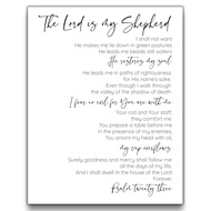 Psalm 23 The Lord is My Shepherd Wall Decor