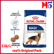 ROYAL CANIN Maxi Adult 15KG Dry Dog Food/ Pet Food/ Makanan Anjing