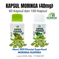 MR Moringa Oleifera Premium Capsules Supplement for Health Moringa Kapsul/Berry /Kelor /辣木胶囊 400MG (60Biji/100Biji)