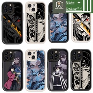 HJWedgeAnimie Casing Japan Anime Demon Slayer Sword Cool Shell For Infinix GT 20 10 Pro Smart 8 9 No