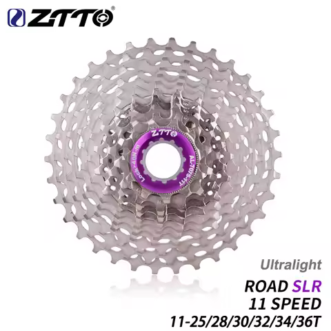 ZTTO Ultralight Road Bike Cassette 11 Speed SLR Cassette 11S 11-28T 11-36T Freewheel 11-32/34T 11V K