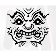 Thai Giant Face Car Sticker