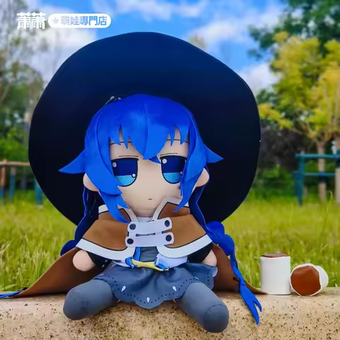 Anime Fumo Series Roxy Cotton Removable Hat Cloak Idol Plushies Pillows Sitting Toys Figures Stuffed