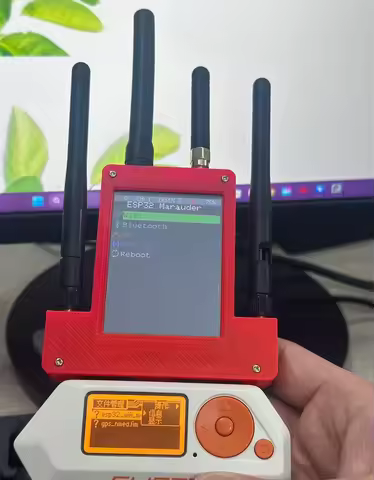Mit Nutzungsanleitung (Firmware) für die 4-in-1-Erweiterungsplatine für Flipper Zero: 433M + ESP32S2