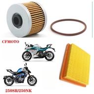 For CFMOTO 250SR 250NK Motorcycle 250NK 250SR Oil Cell Air filter filter Machine Air filter CF250 Ac