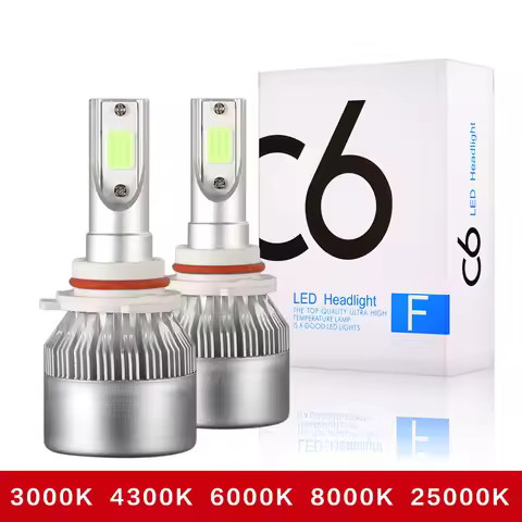 2x H7 LED H11 H4 Hi/Lo H1 H3 H8 HB1 HB3 HB4 HB5 PS24W HIR2 H13 H16 H27 9005 Car Headlight Bulbs 3000