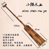 1.5Vintage Painted Wooden Boat Oars Decorative Oars Performance Oars Rowing Oars Rafting Oars Custom