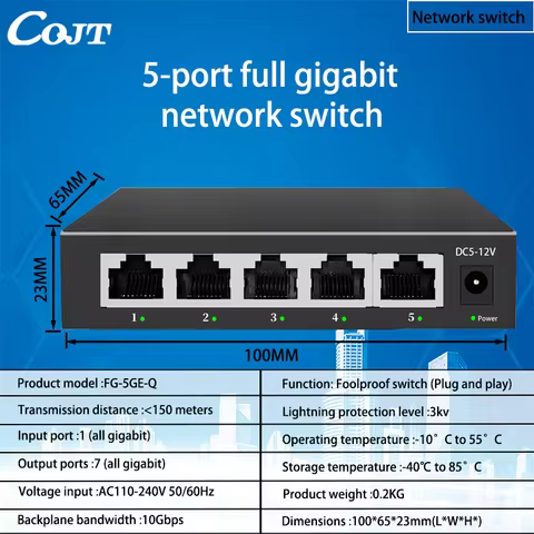 5/8/16/24port Gigabit Switcht 100/1000mbps Gigabit Switch Enterprise-grade Switch, Monitoring Networ