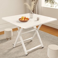 LdgDining Table Foldable Small Table Rental House Outdoor Portable Stall Dining Eight-Immortal Table Home Simple Rental