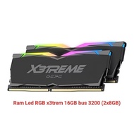 RAM DDR4 X3treme Aura RGB 3200 C16 16GB (8Gx2) Black MMX3A2K16GD432C16 OCPC ( bảo hành chính hãng đế
