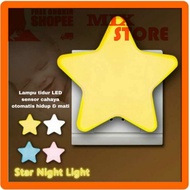CAHAYA Star Shape Light Sensor Led Night Light Light Light Sensor Led Star Night Light