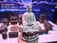 Tượng phật C19 - Phụ kiện trang trí tiểu cảnh bể cá non bộ sân vườn